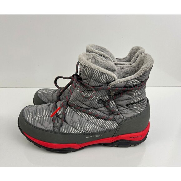 Columbia Loveland Shorty Omni-Heat Snow  Boots in a grey w/red Size 7 M - Picture 9 of 11